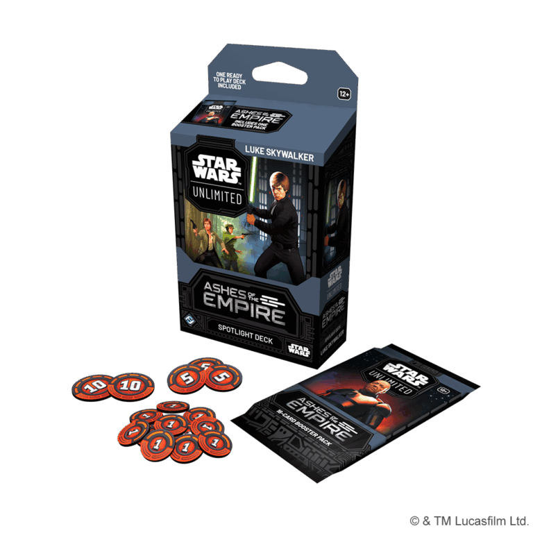 Star Wars Unlimited: Ashes of the Empire - Luke Skywalker - Spotlight Deck PREORDER