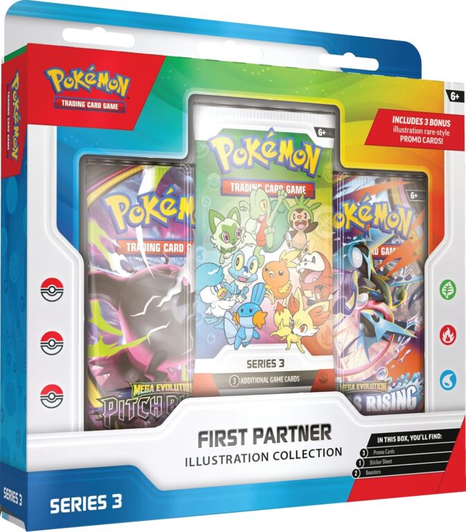 Pokémon: Series 3 - First Partner Illustration Collection PREORDER